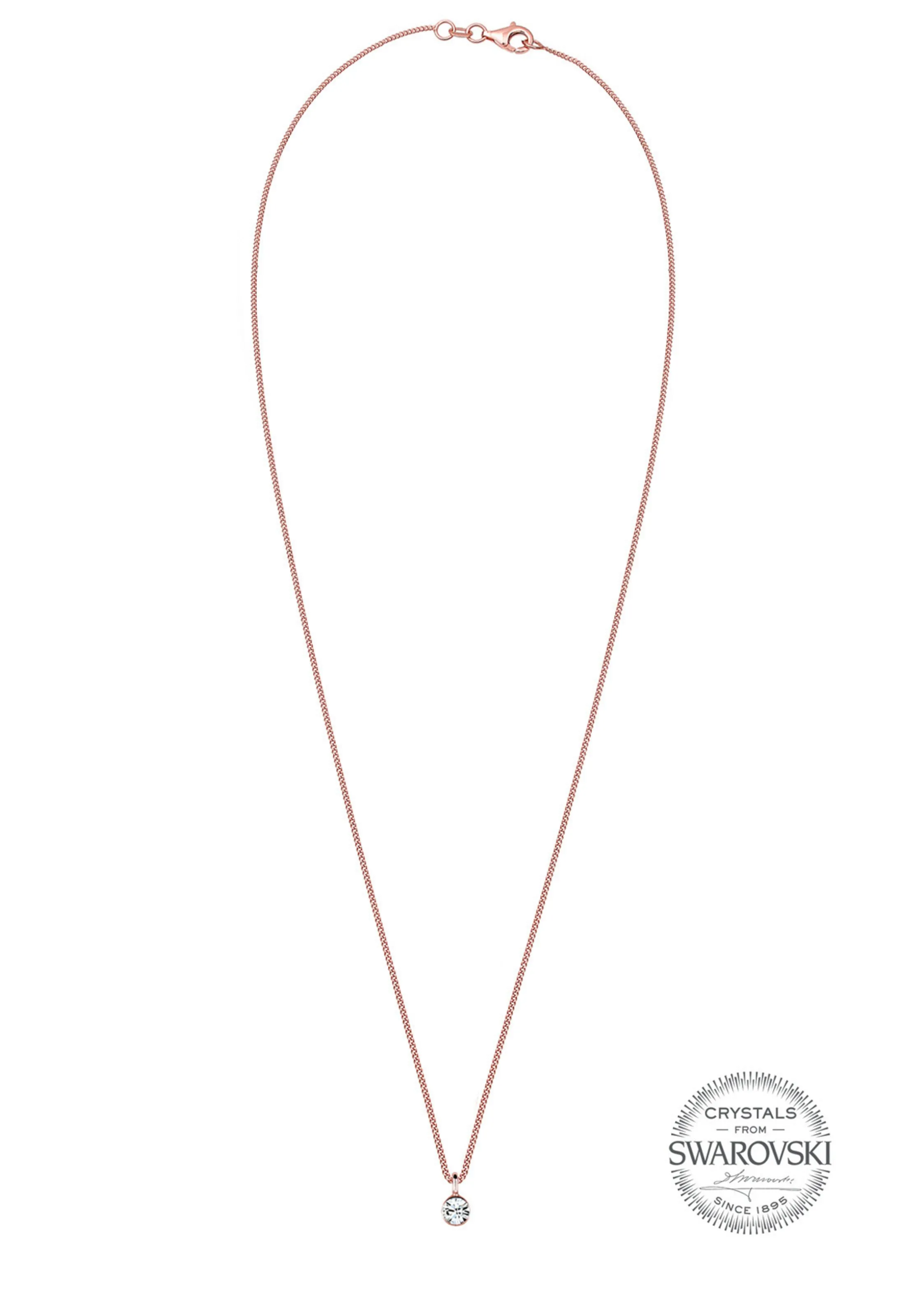 ELLI Halskette 'Kristall' in Rosegold